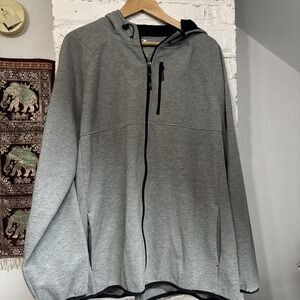 Russell Athletics Men's Two Extra-Large Preowned Gray Full‎ Zip Hoodie